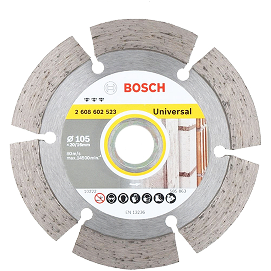 Bosch Diamond Cutting Disc for Universal 4" 150mm (2608602523) | Bosch by KHM Megatools Corp. Main image