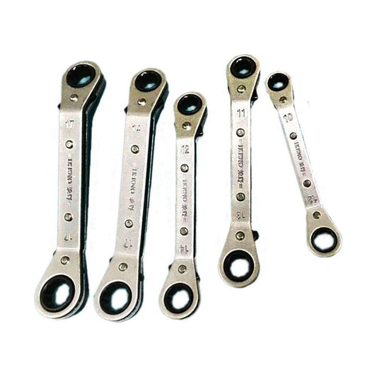 Ikeno Offset Rachet Box Wrench Set 5Pcs | ikeno by KHM Megatools Corp.