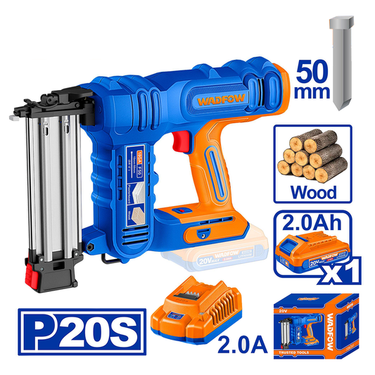 Wadfow WBJ2308 Cordless Brad Nailer 20V