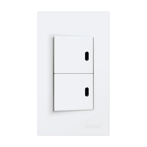 Royu WD603 2-Gang Switch with LED Set (Wide) | Royu by KHM Megatools Corp.