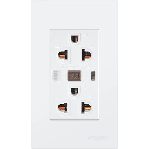 Royu WD933 Duplex GFCI Outlet Set 20A (Wide) | Royu by KHM Megatools Corp.