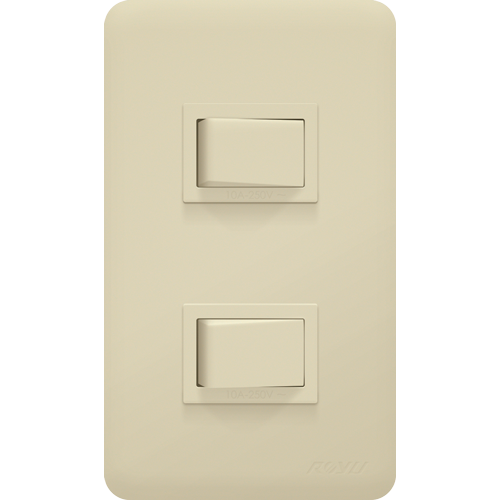 Royu WH503 2-Gang Switch Set 10A (Classic)