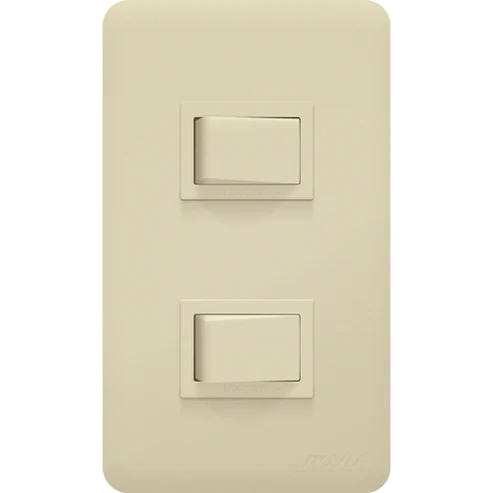 Royu WH603 2-Gang Switch with LED Set 10A (Classic)