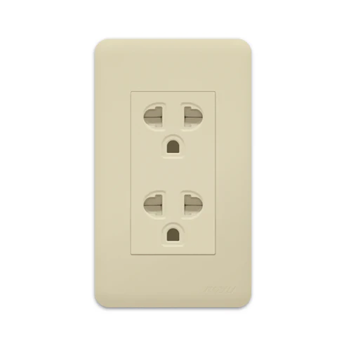 Royu WH913 Duplex Universal Outlet with Ground & Shutter Set 15A (Classic)