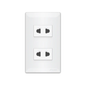 Royu WS113 2-Gang Universal Outlet Set 15A (Super Wide) | Royu by KHM Megatools Corp.