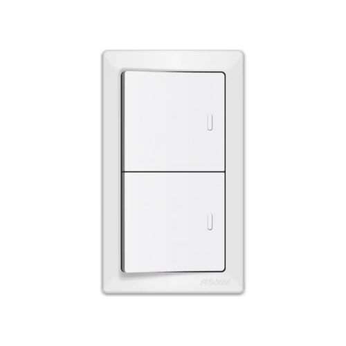 Royu WS513 2-Gang Switch Set 10A (Super Wide) | Royu by KHM Megatools Corp.