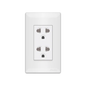 Royu WS913 Duplex Universal Outlet with Ground & Shutter 15A  (Super Wide) | Royu by KHM Megatools Corp.