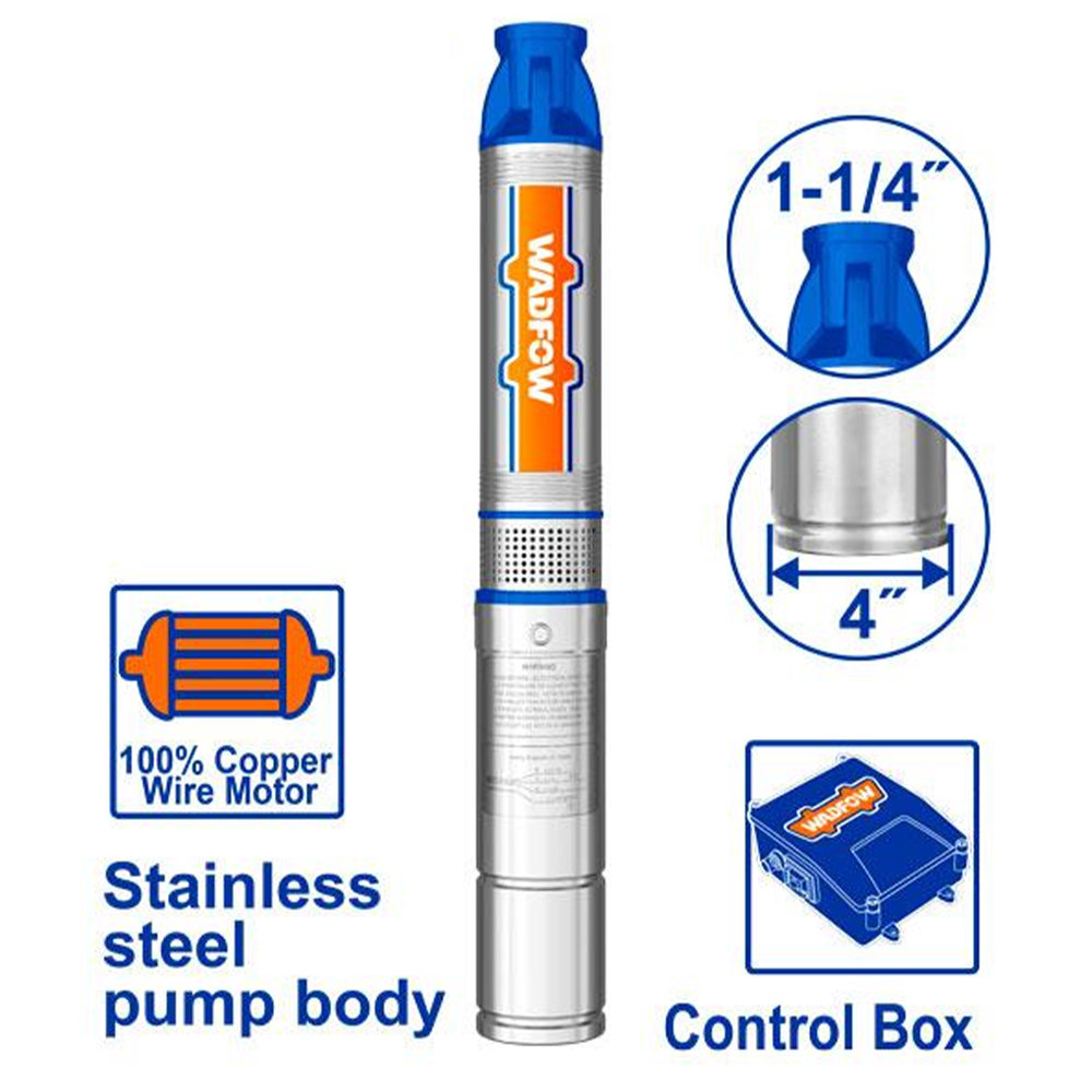 Wadfow WWPD60 Deep Well Pump 4"