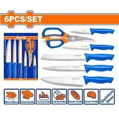 Wadfow WKK2K61 Scissors & Knife 6Pcs Set | Wadfow by KHM Megatools Corp. Main image