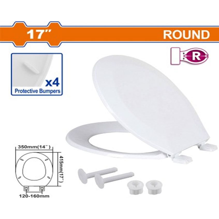 Wadfow WTJ1101 Toilet Seat 17" | Wadfow by KHM Megatools Corp. Main image