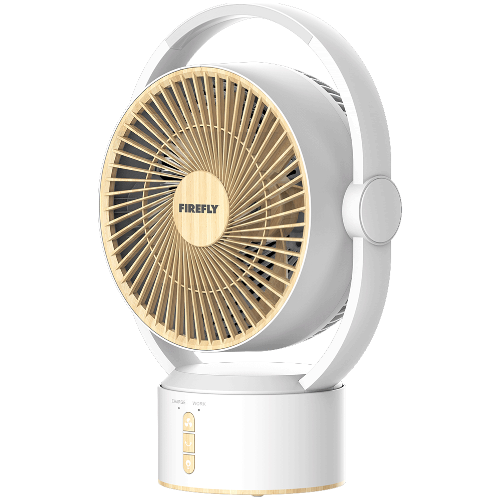 Firefly FEL663 Rechargeable Wooden Design Circulator Fan with Night Lamp | Firefly by KHM Megatools Corp.