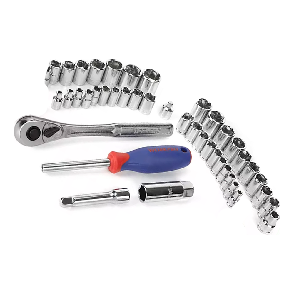 Workpro WP209038WE Socket Wrench Set DR.1/4" 50Pcs | Workpro by KHM Megatools Corp. Main image