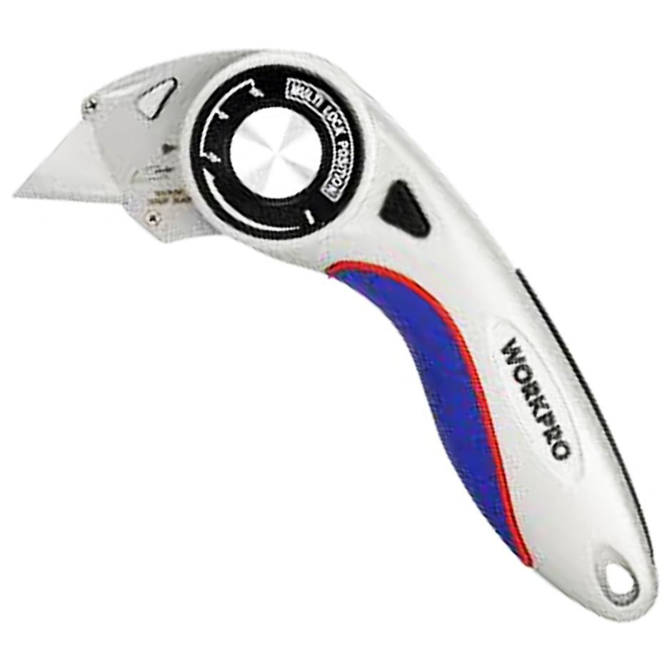 Workpro WP211013 Quick-Change Folding Utility Knife Aluminum | Workpro by KHM Megatools Corp. Main image