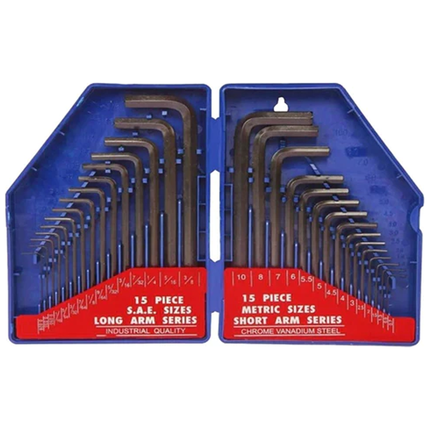 Workpro WP222018 Long Arm Hex Key Set 30Pcs