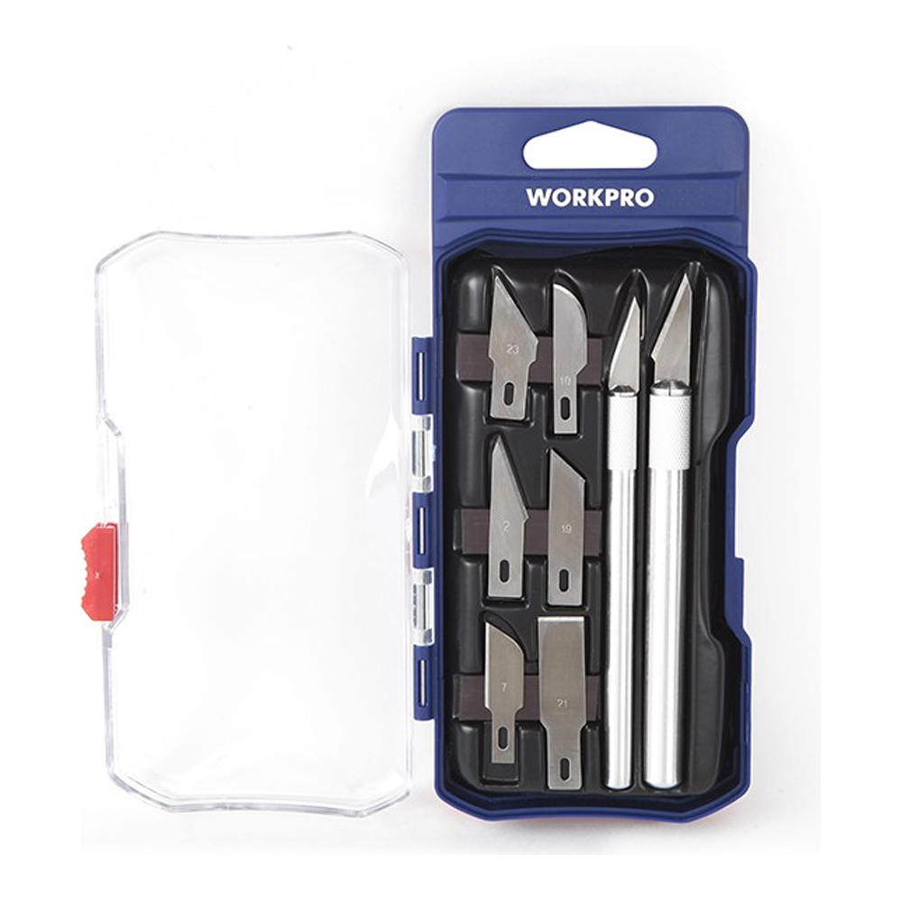 Workpro W018020WE Hobby Knife Set 8Pcs | Workpro by KHM Megatools Corp. Main image