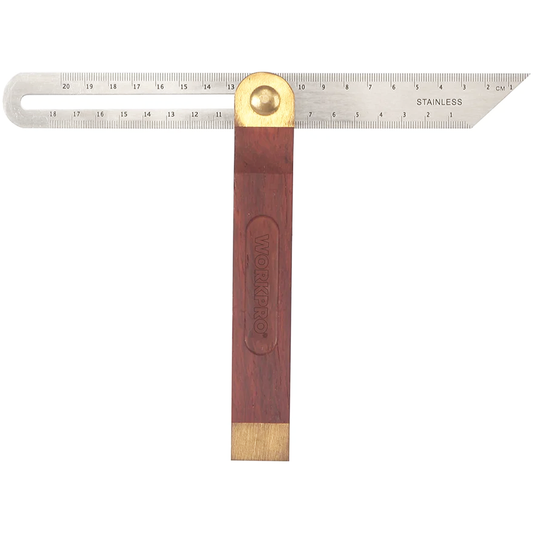 Workpro WP264006 Sliding T-Bevel / Angle Finder Wooden Handle 9" | Workpro by KHM Megatools Corp.