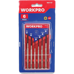 Workpro W021167WE Precision Screwdriver Set 6PCs