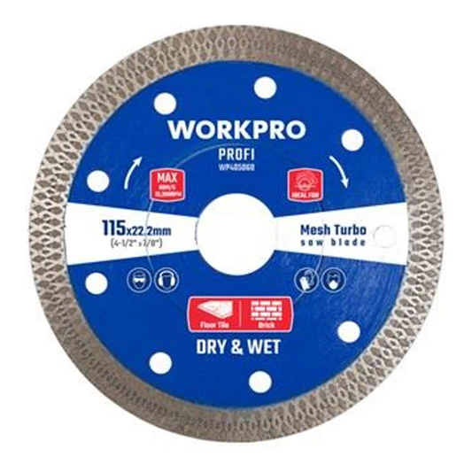 Workpro WP405058WE Diamond Saw Blade (Ultra Thin) | Workpro by KHM Megatools Corp.