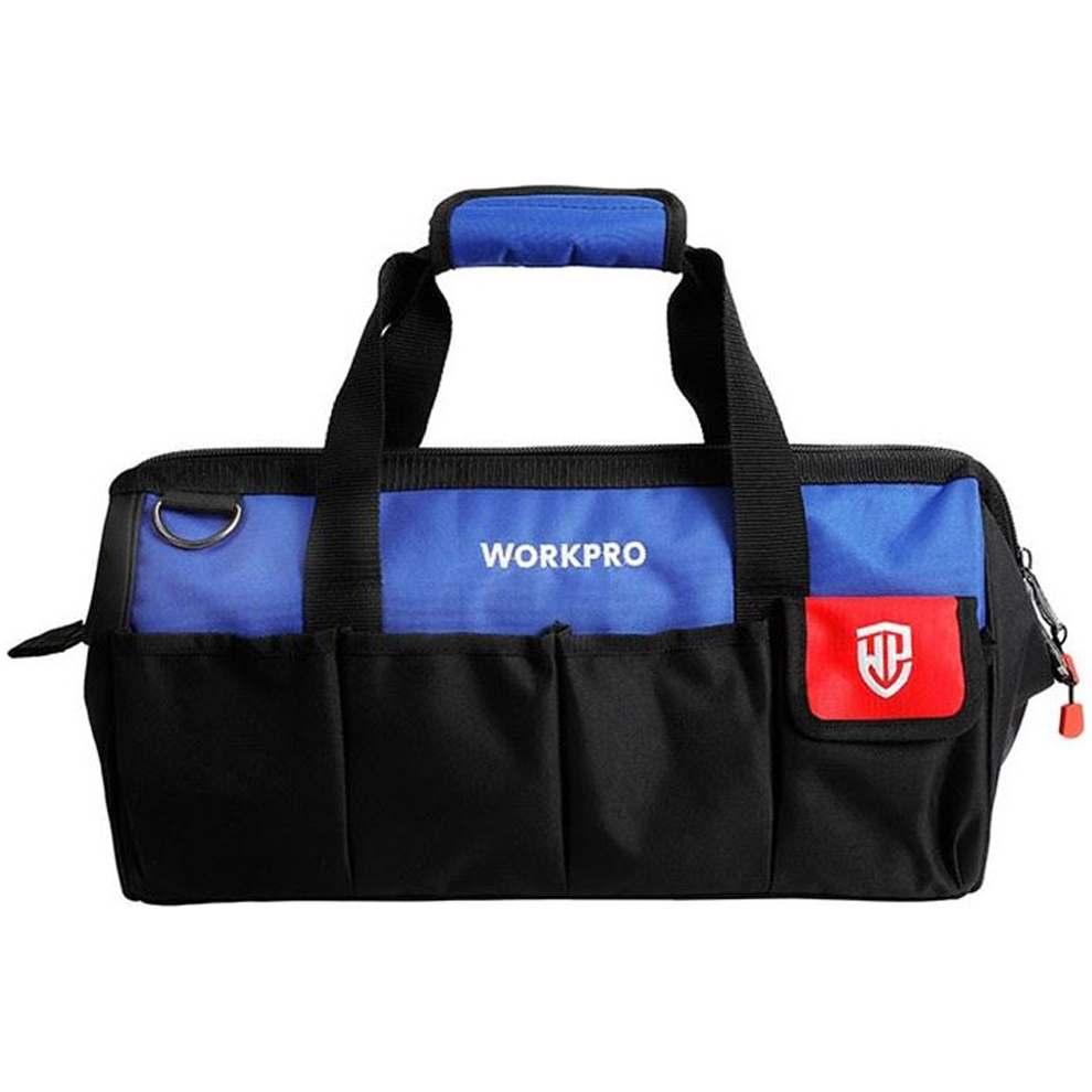 Workpro WP281005 Close Top Wide Mouth Storage Tool Bag 18"