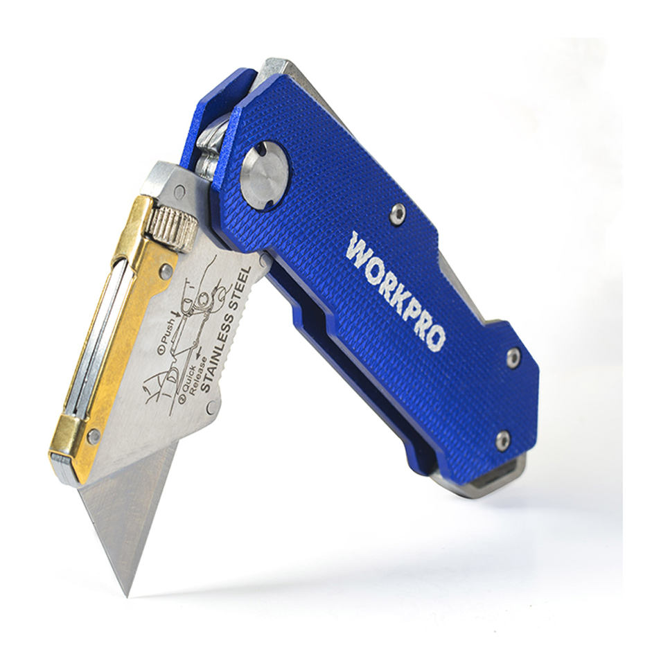 Workpro W011005WE Folding Utility Knife Quick-Change | Workpro by KHM Megatools Corp.