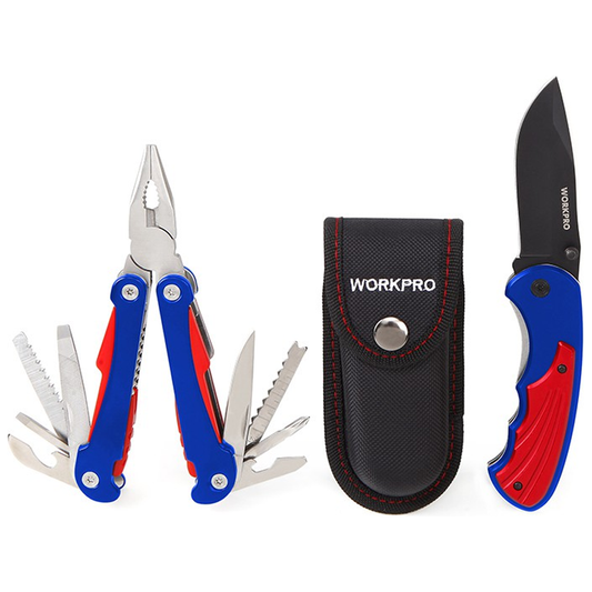 Workpro W000304WE Multi-Function Pliers and Quick Release Knife | Workpro by KHM Megatools Corp.