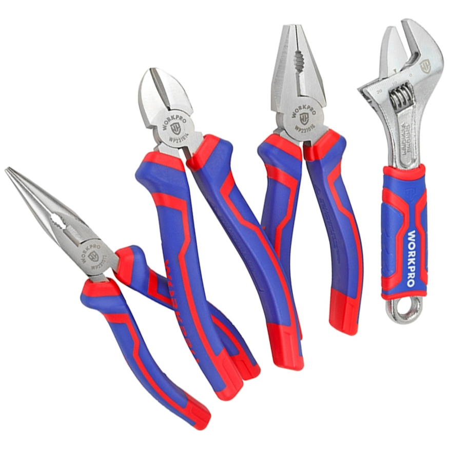 Workpro WP201009 Pliers Wrench Set 4Pcs 6" | Workpro by KHM Megatools Corp. Main image