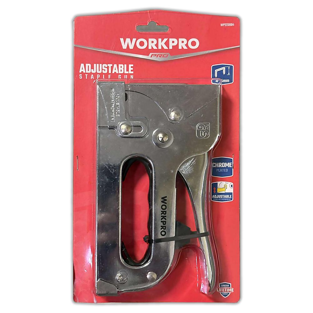 Workpro WP223004 Stapler Gun / Gun Tacker 4-14MM