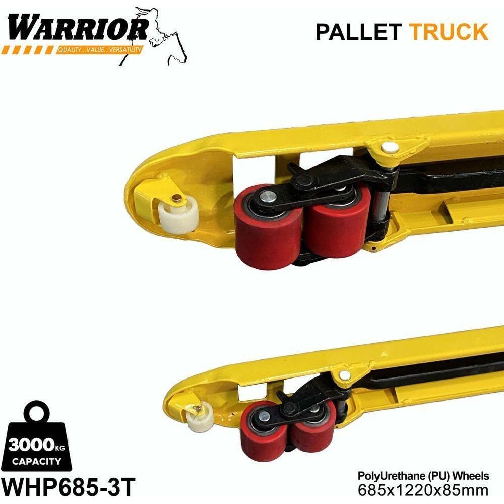 Warrior WHP685-3T Pallet Truck 3 Tons | Warrior by KHM Megatools Corp.