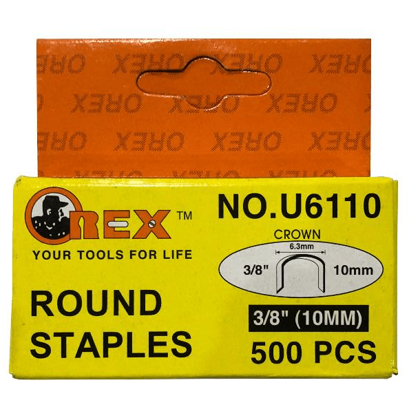 Orex U6110 Round Staples / Staple Wire 3/8" - KHM Megatools Corp.