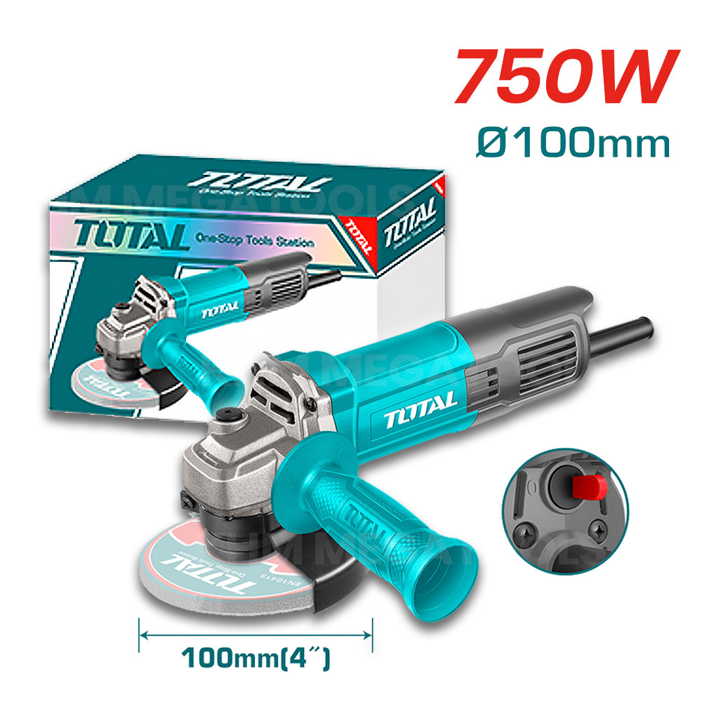 Total TG10710056UP Angle Grinder 4" 750W (SS)