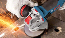 angle grinder sparks