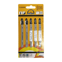 ARTU SAGE-04030 Jigsaw Blade T-Shank Set 5Pcs