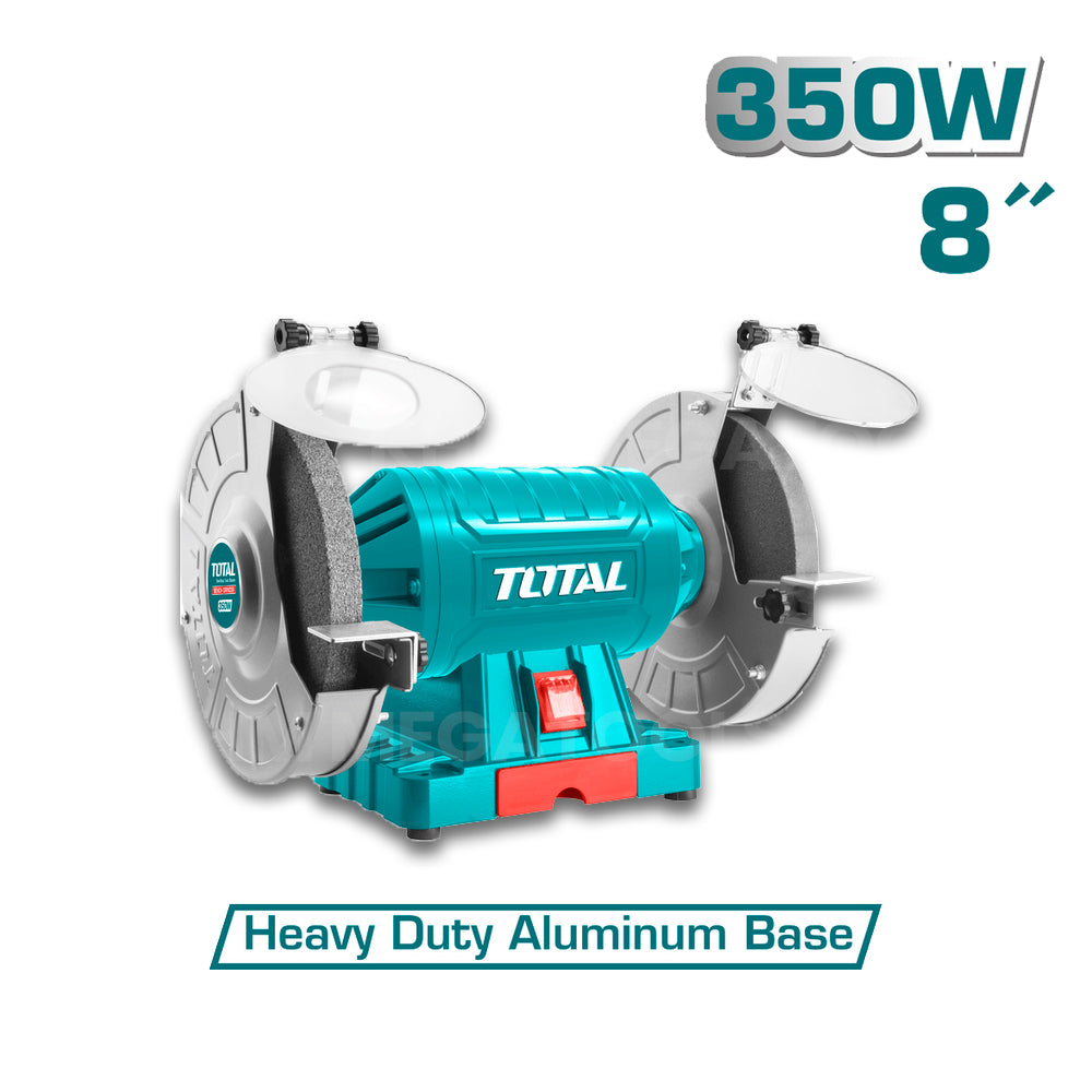 Total TBG35020.5 Bench Grinder 8" 350W