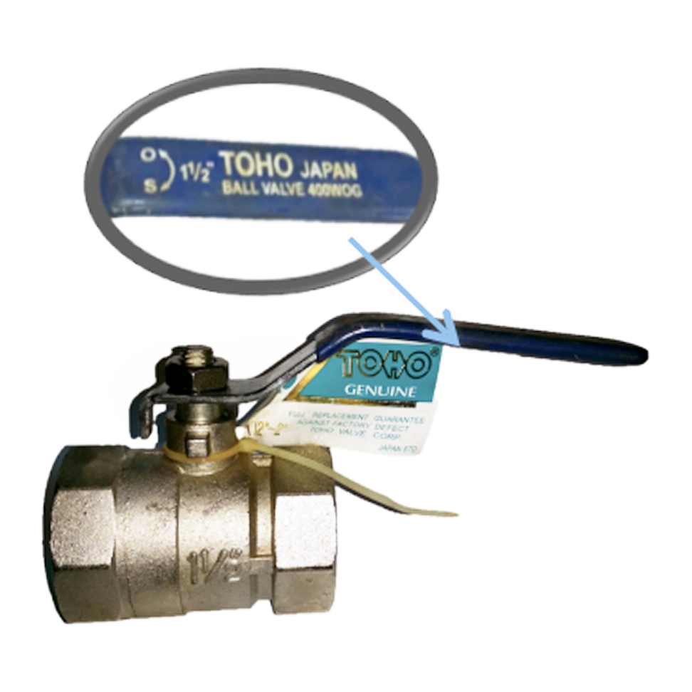 Toho Ball Valve | Toho by KHM Megatools Corp.