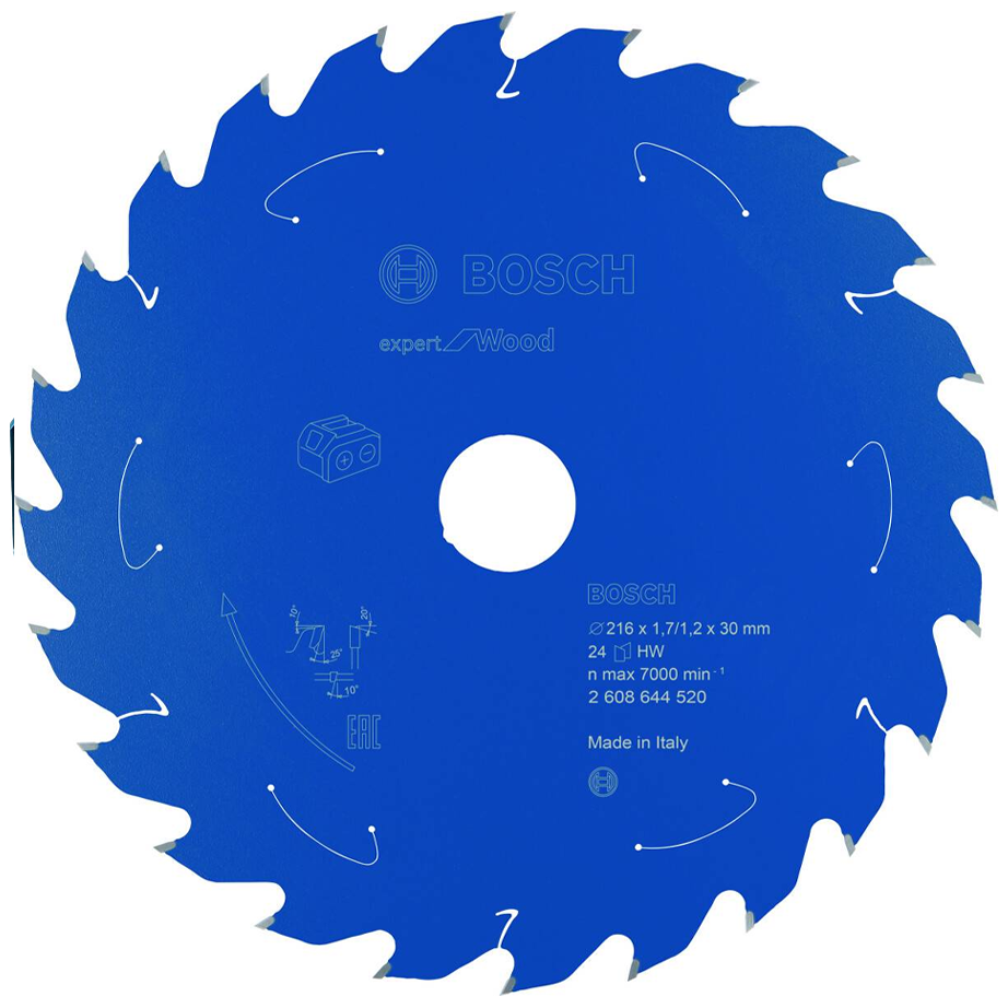 Bosch Circular Saw Blade Expert for Wood 8-1/2"x24T (2608644520) MADE IN ITALY | Bosch by KHM Megatools Corp.