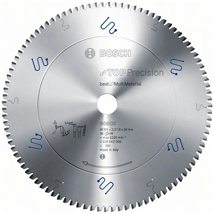 Bosch Circular Saw Blade Multi Material 216mm x 64T (2608642097) | Bosch by KHM Megatools Corp. Main image