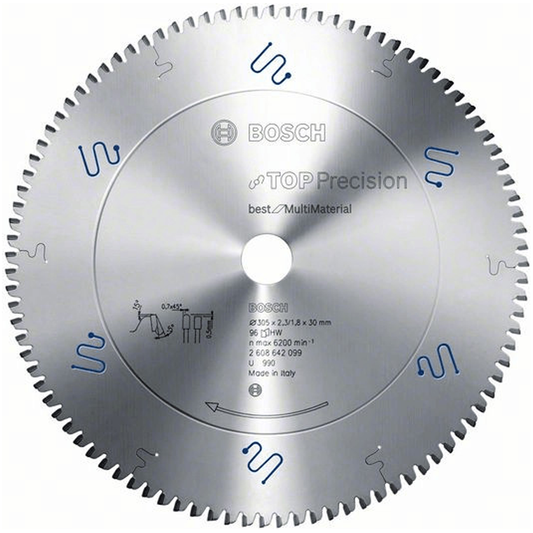 Bosch Circular Saw Blade Multi Material 216mm x 64T (2608642097) | Bosch by KHM Megatools Corp.