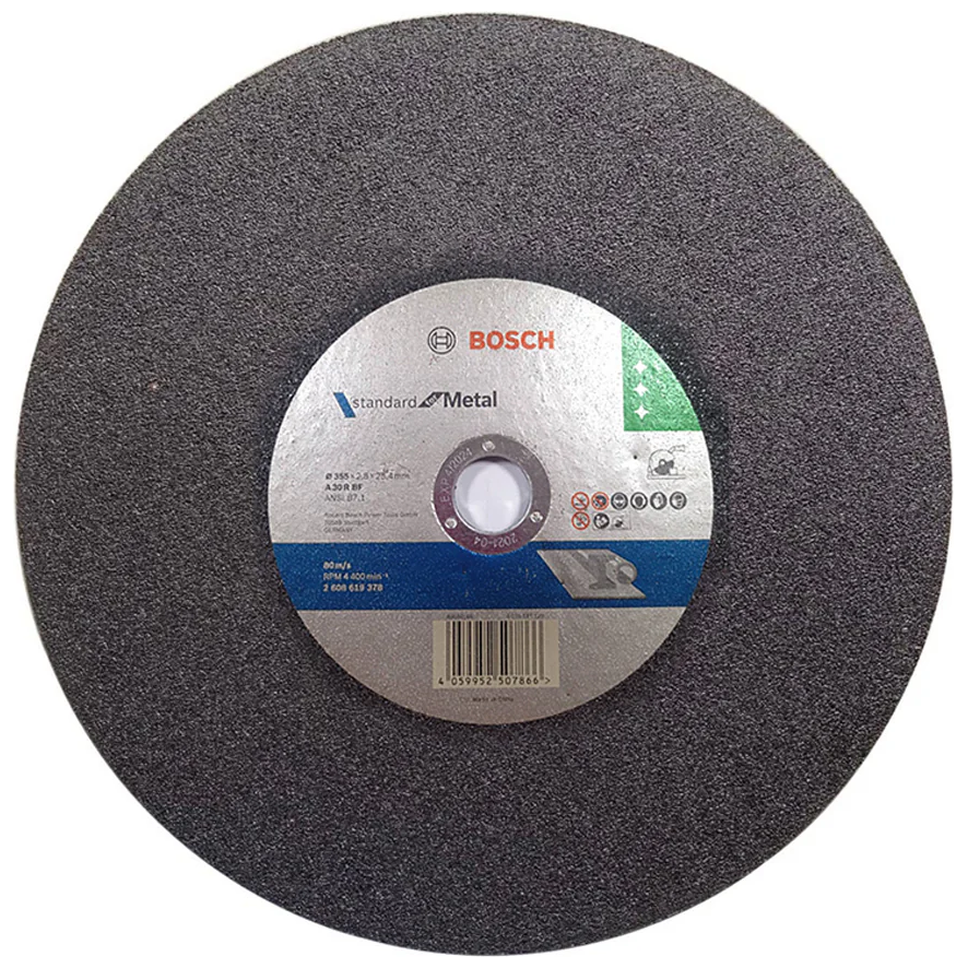 Bosch Cut-off Wheel / Abrasive Disc Standard for Metal Single Ply 14" ( 2608619378 ) | Bosch by KHM Megatools Corp.