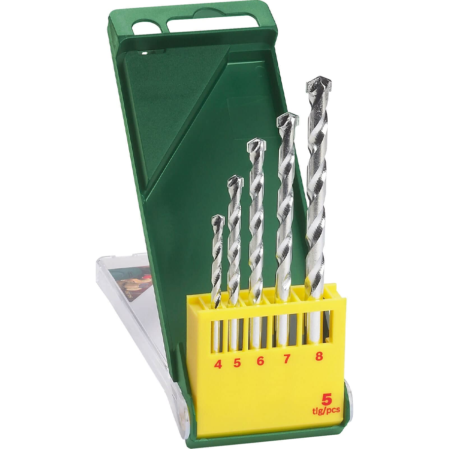 Bosch Masonry Drill Bit Set 5Pcs 4-8 mm (2607019439) | Bosch by KHM Megatools Corp. Main image