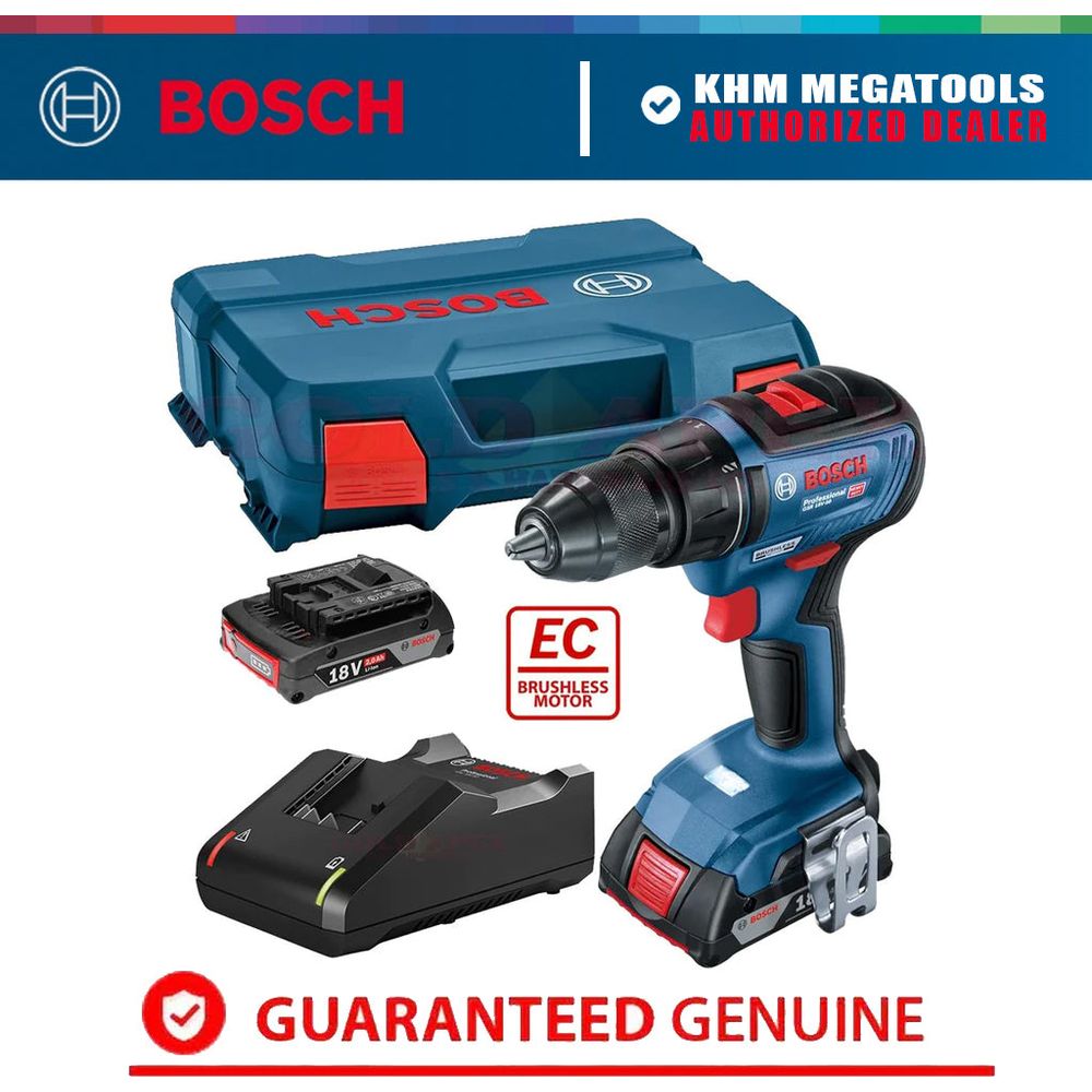 Bosch GSR 18V-50 Cordless Brushless Drill / Driver 1/2" (13mm) 18V [Set] | Bosch by KHM Megatools Corp.