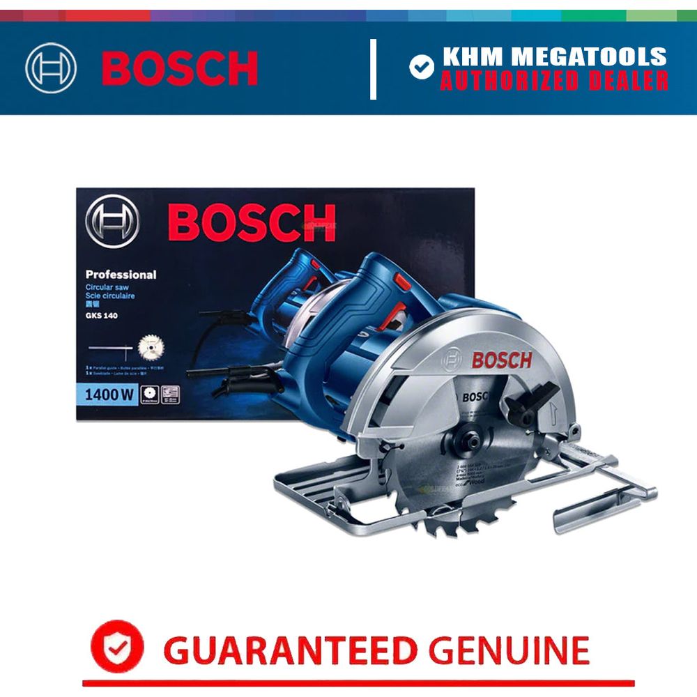 Bosch GKS 140 Circular Saw 7-1/4" 1400W [Contractor's Choice] | Bosch by KHM Megatools Corp.