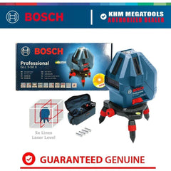 Bosch GLL 5-50 X Line Laser Level [5x Lines] with Plumb Points (50 meters) | Bosch by KHM Megatools Corp.