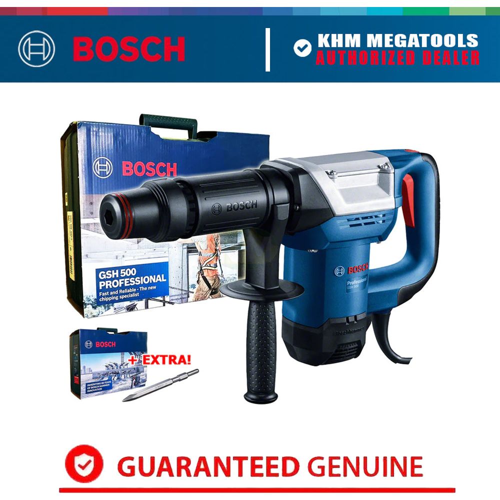 Bosch GSH 500 17mm HEX Chipping Gun / Demolition Hammer 7.8J [Contractor's Choice]