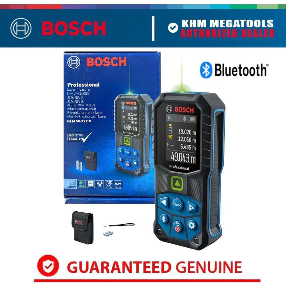 Bosch GLM 50-27 CG Laser Rangefinder (With Bluetooth Feature) [50 meters] | Bosch by KHM Megatools Corp.