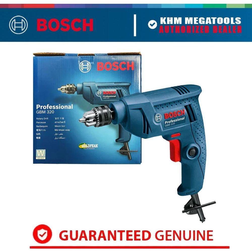 Bosch GBM 320 Hand Drill 6.5mm (1/4") 320W [Contractor's Choice] | Bosch by KHM Megatools Corp.
