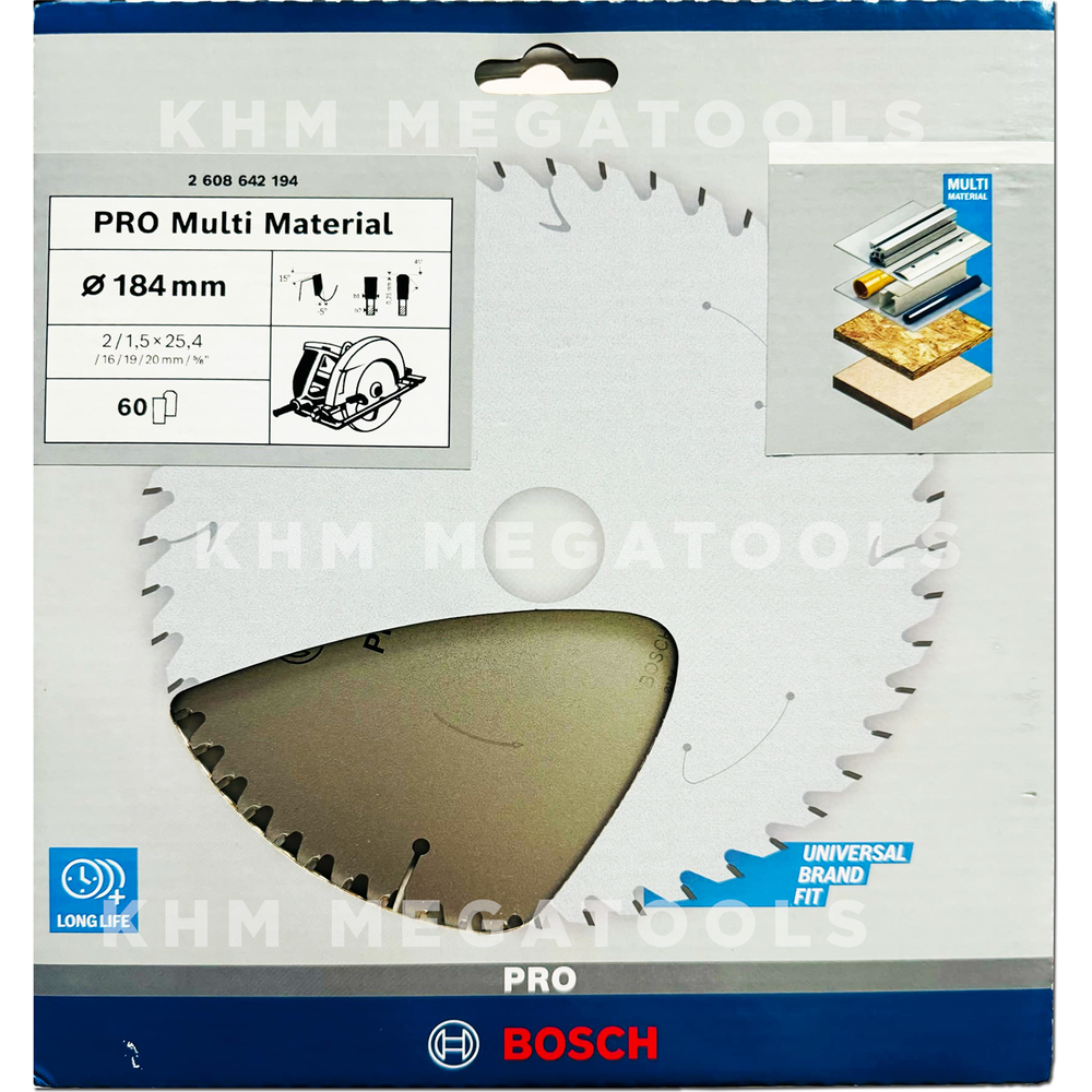 Bosch Circular Saw Blade 10"(254mm) x 120T for Multi Material | Bosch by KHM Megatools Corp. Main image
