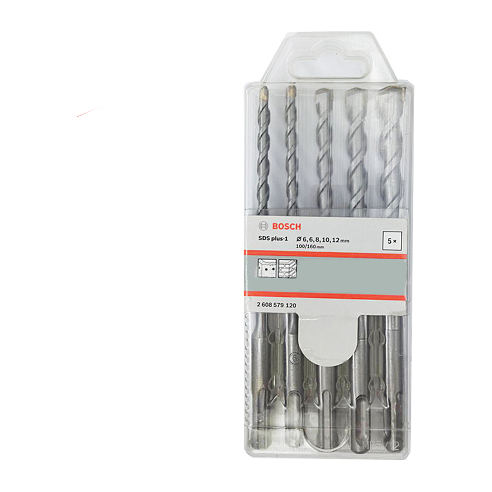 Bosch SDS Plus Drill Bit Set 5pcs for Concrete  (2608579120) | Bosch by KHM Megatools Corp. Main image
