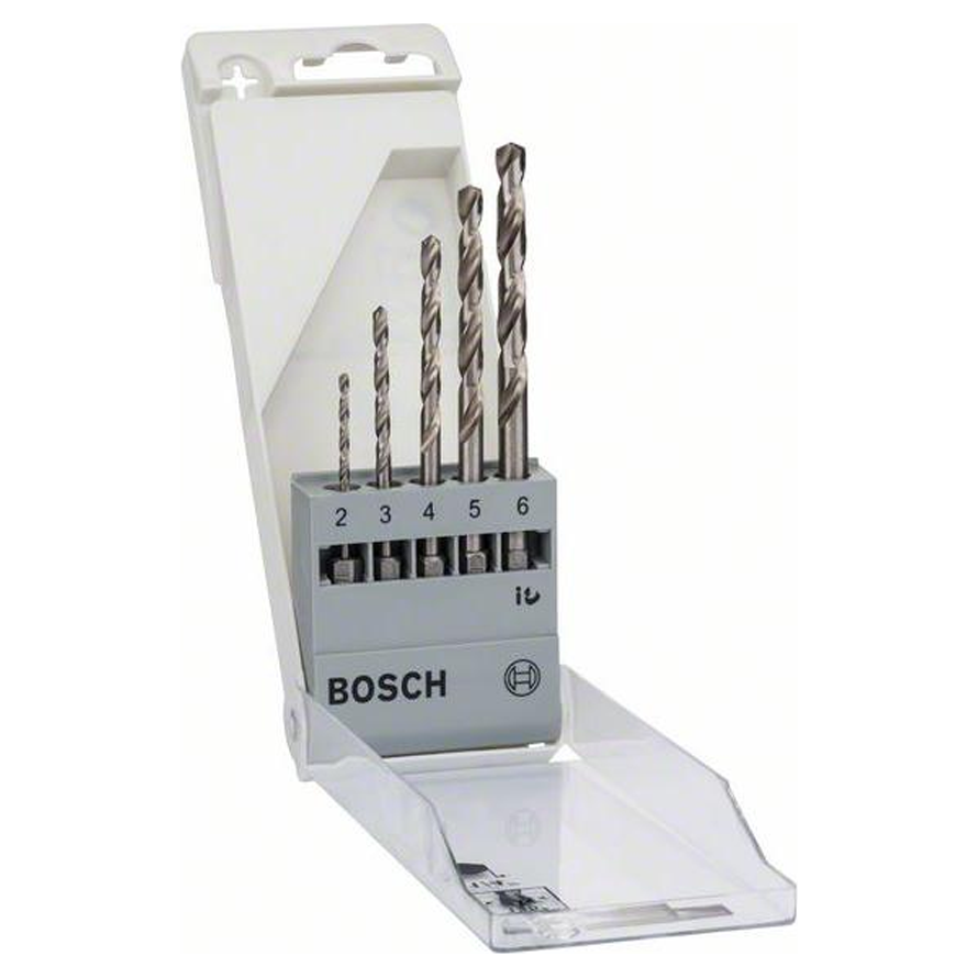 Bosch Metal Drill Bit Set 5Pcs Hex Shank (2608595517) | Bosch by KHM Megatools Corp. Main image