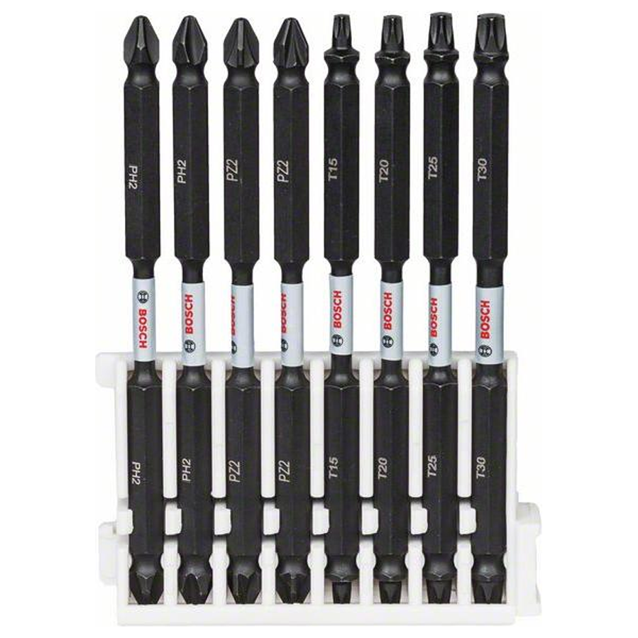 Bosch Impact Power Double Ended Screw Bit 110MM Set 8Pcs (2608522346) | Bosch by KHM Megatools Corp. Main image