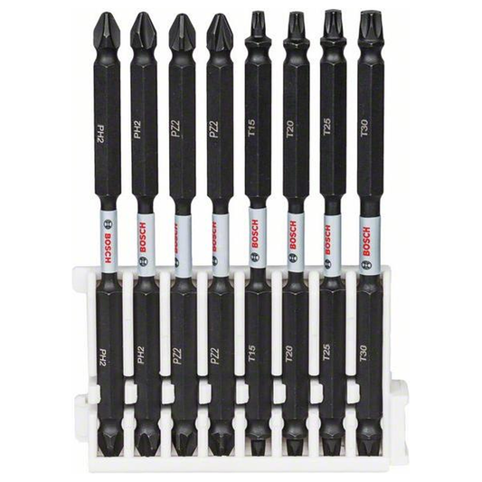 Bosch Impact Power Double Ended Screw Bit 110MM Set 8Pcs (2608522346) | Bosch by KHM Megatools Corp.